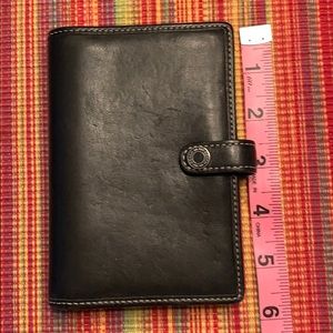 Vintage Coach Jotter/Mini Notebook - Black